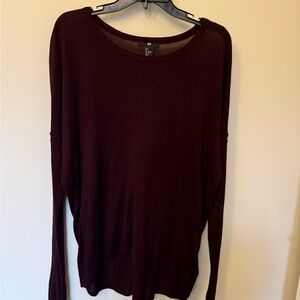 H&M Burgundy Top